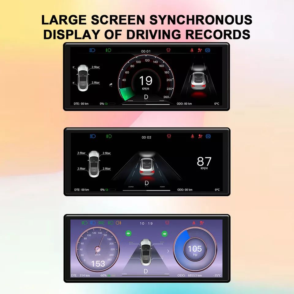 6.2'' Screen Dashboard Instrument Cluster For Tesla Model 3 (2021-2023) /Y (2022-2024)