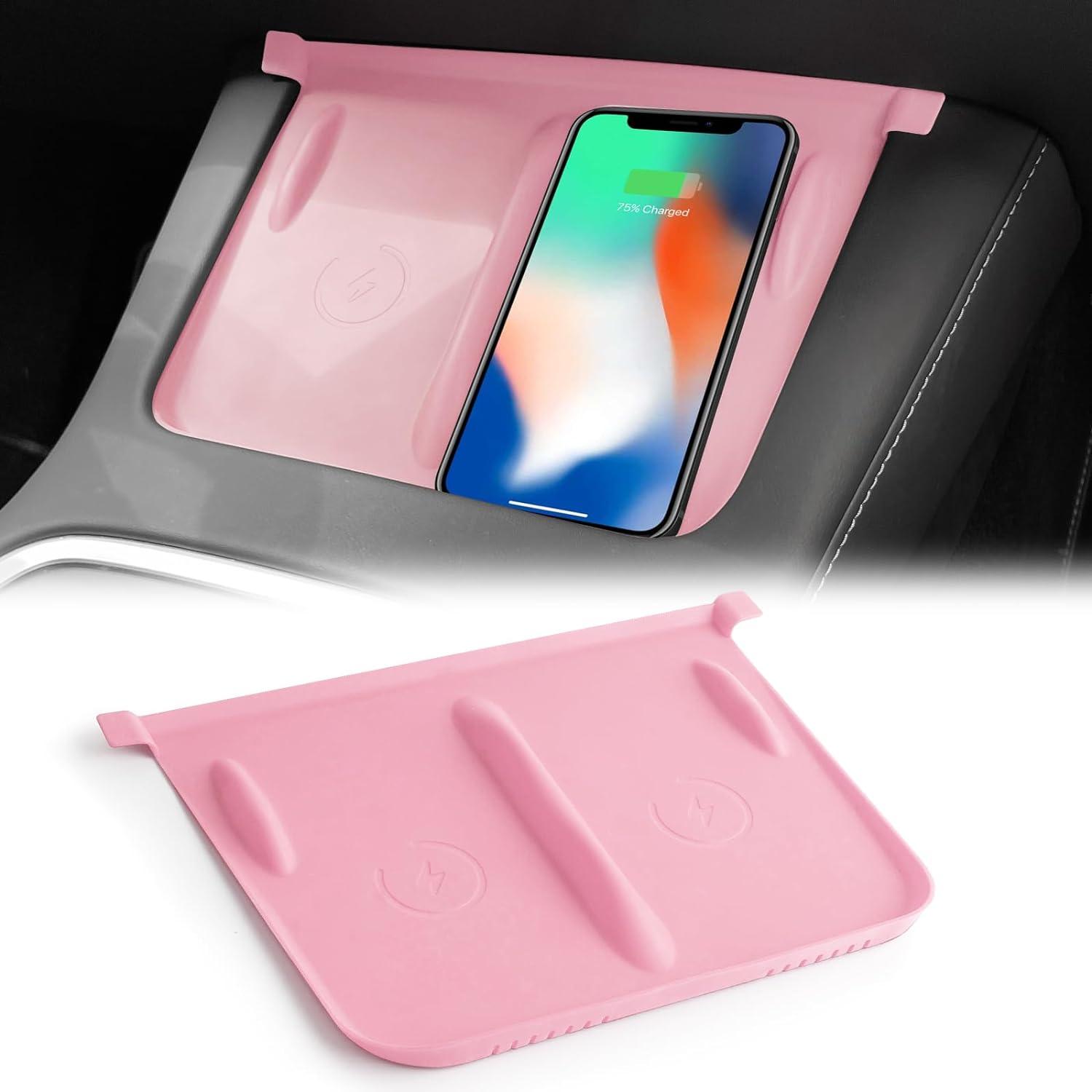 Center Console Wireless Charging Silicone Liner Protector For Model 3/Y - TESDADDY