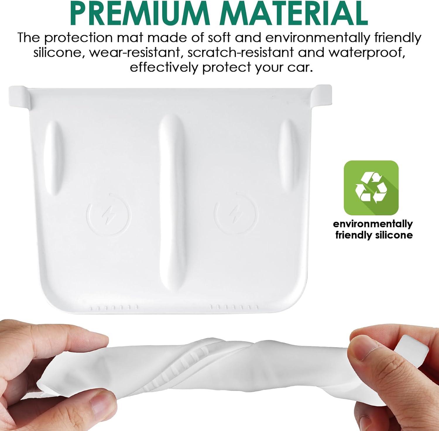 Center Console Wireless Charging Silicone Liner Protector For Model 3/Y - TESDADDY