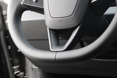 Steering Wheel Decorative Overlay For Tesla Model 3 (2024-2026)/ Model Y (2025-2026 Juniper)