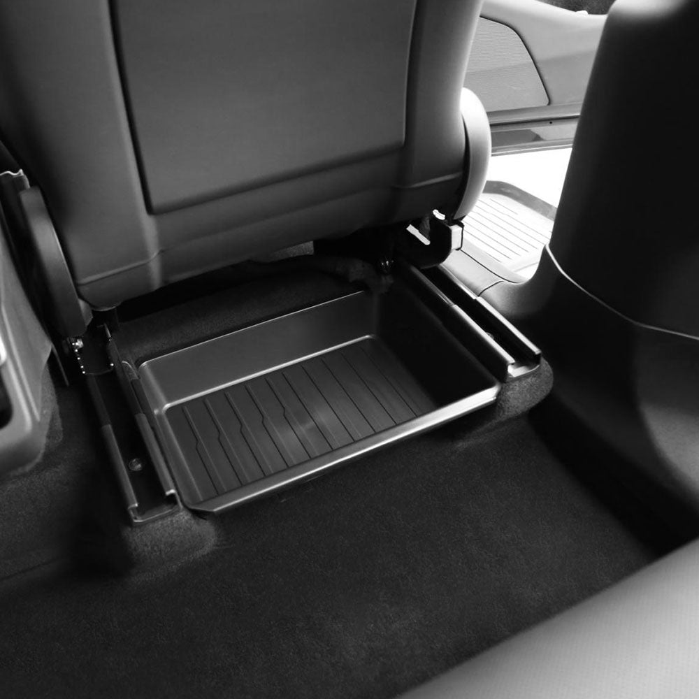 Rear Under Seat Storage Drawer For Tesla Model Y (2025-2026 Juniper)