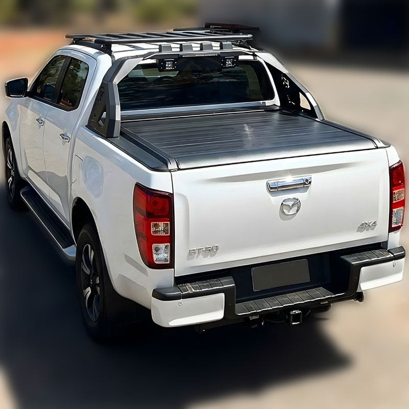 Manual Retractable Roll-Up Tonneau Cover For Mazda BT-50 (2020–2026)