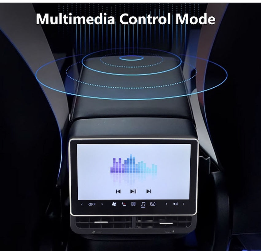 8.8'' Andriod Rear Entertainment Screen (New) For Tesla Model 3 (2018-2023)/Model Y (2022-2026)