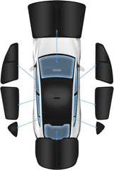 Privacy Curtains & Full Windows Sunshade For Model Y - TESDADDY