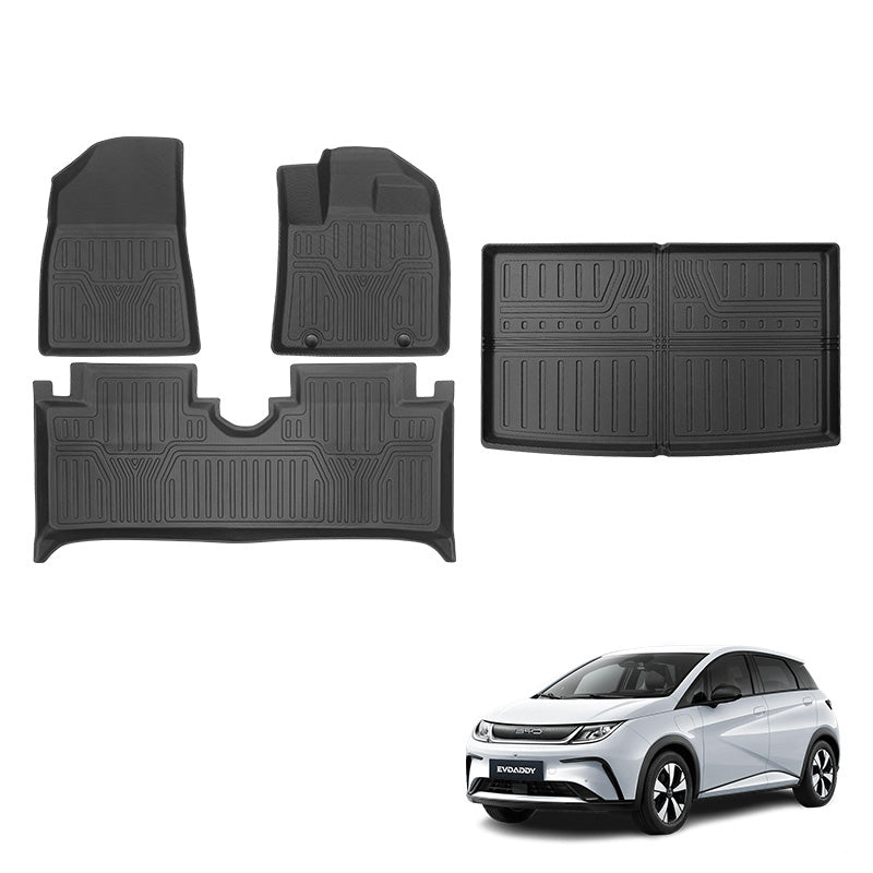 TPE Floor Mats & Liners Set For BYD Dolphin (2023-2026)