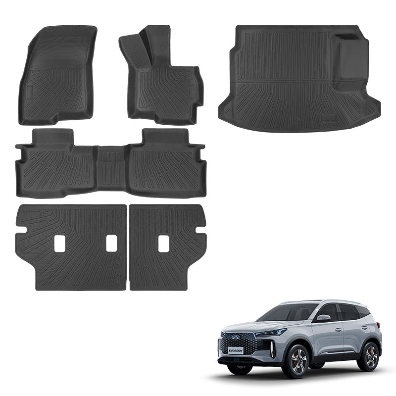 TPE Floor Mats & Liners Set For Chery Tiggo 4 Hybird (2025-2026)