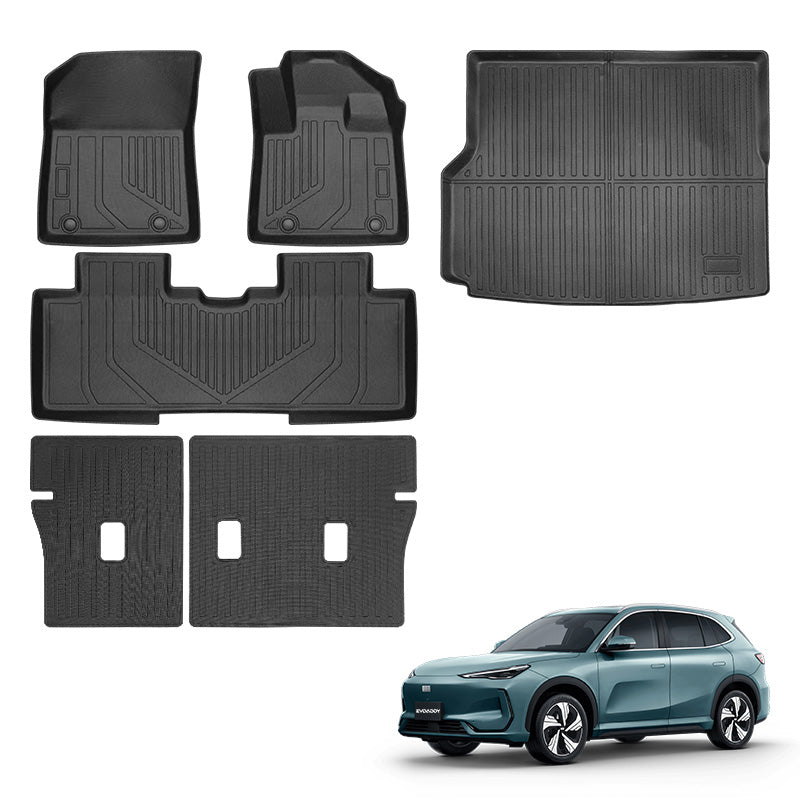 Bundle: TPE Floor Mats and Liners For Geely EX5 (2025-2026)