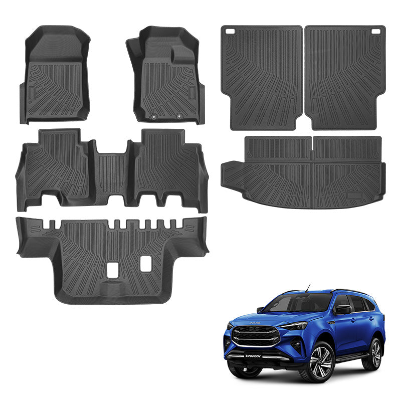 Bundle: TPE Floor Mats and Liners For Isuzu Ute MU-X (2022-2026)
