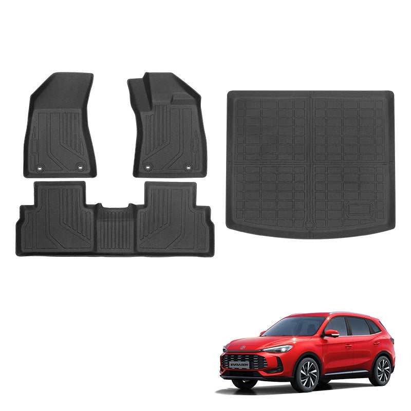 Bundle: TPE Floor Mats and Liners For MG ZS EV (2025)