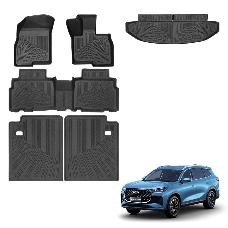Bundle: TPE Floor Mats and Liners For Chery Tiggo 8 Super Hybrid (2025-2026)