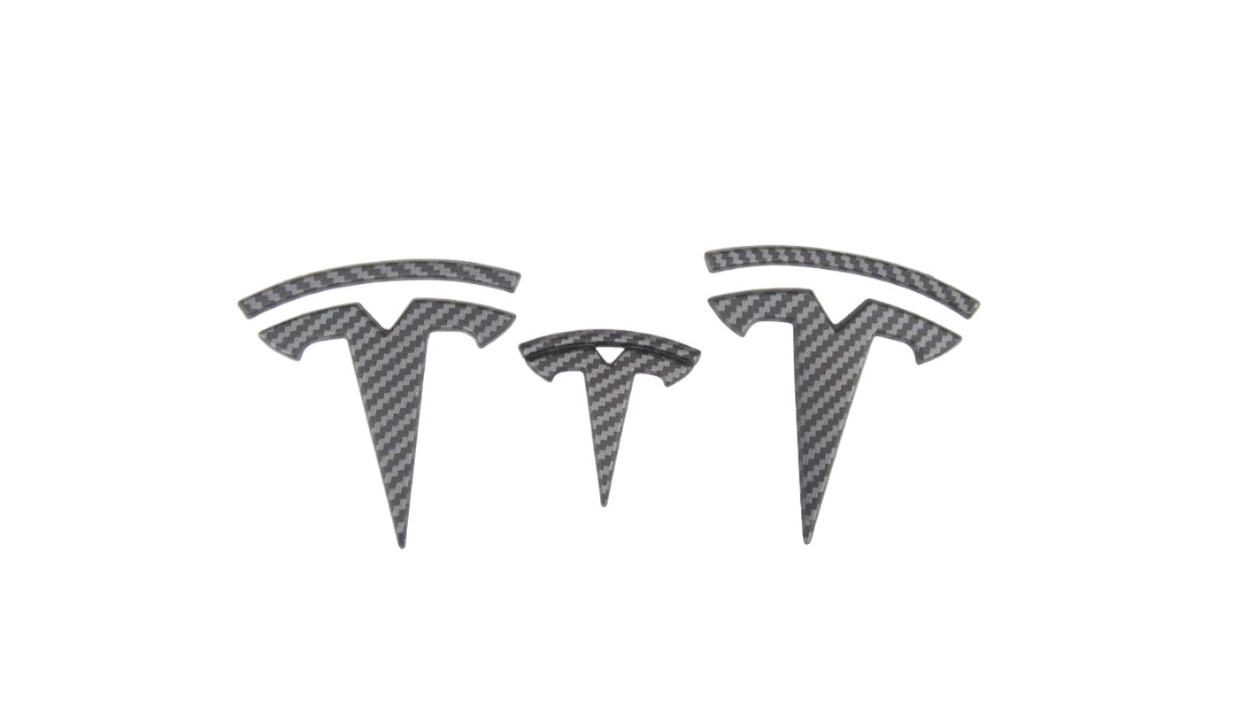 T Badge Covers For Model 3 - TESDADDY