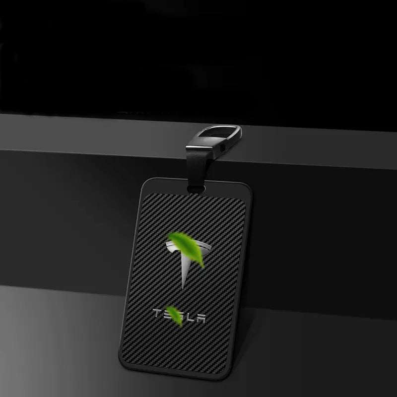 Tesla Carbon Fiber Key Card Holder Case For Tesla Model Y (2022-2024)