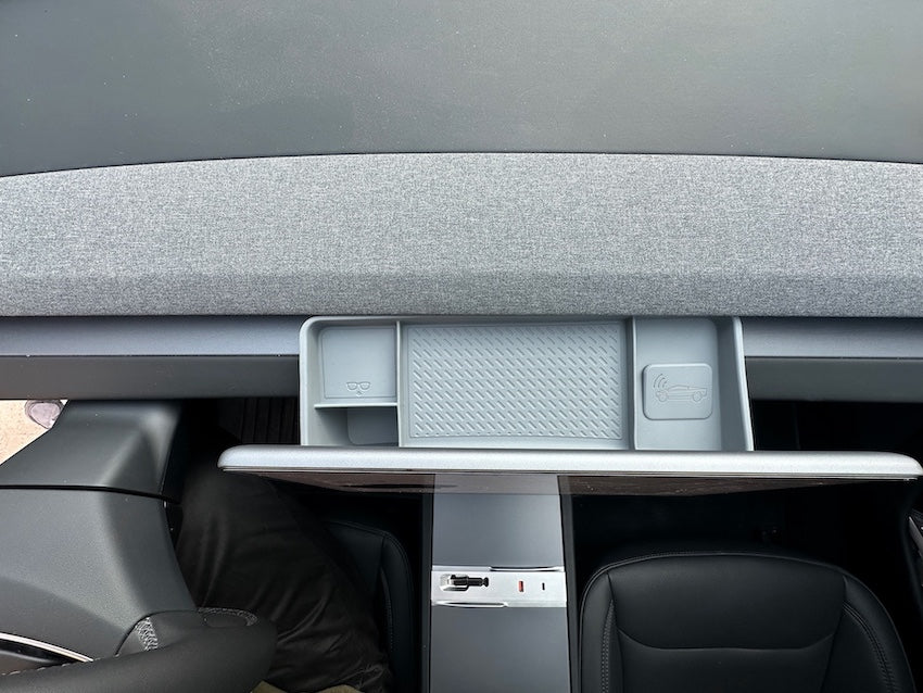 Dashboard Screen Rear Storage For Tesla Model 3 (2024-2026)/Model Y (2025-2026 Juniper)