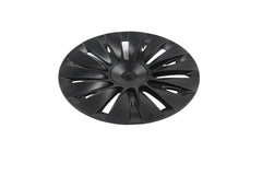 19‘’ Helios Wheel Covers Matt Black For Model Y - TESDADDY