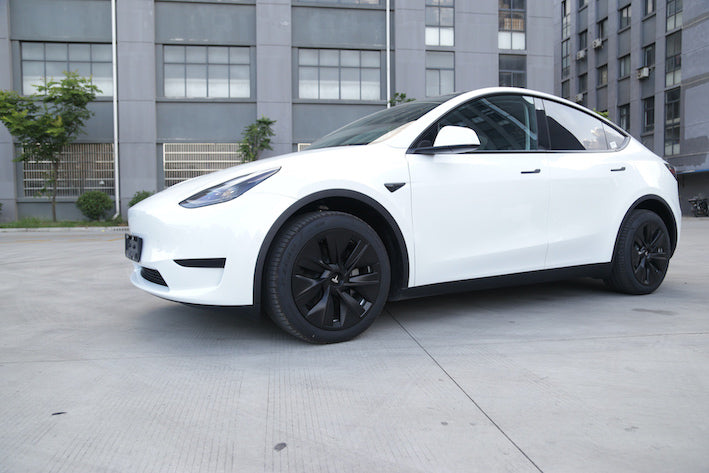 19‘’ Matt Black Hubcap Wheel Covers For Tesla Model Y (2022-2024)