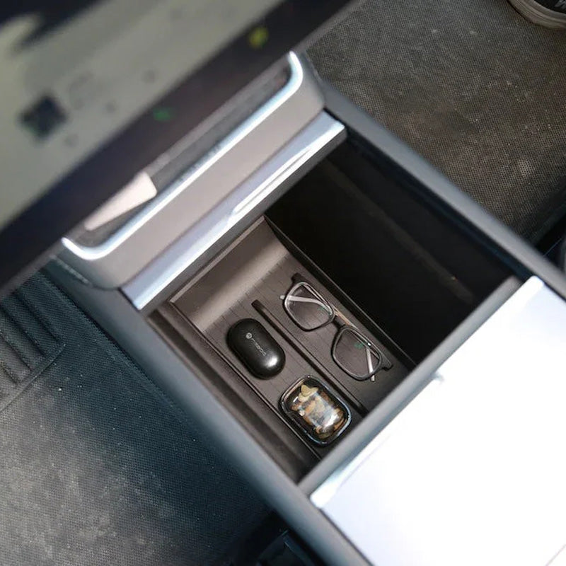 Lower Centre Console Organiser Liner For Tesla Model Y (2025-2026 Juniper)