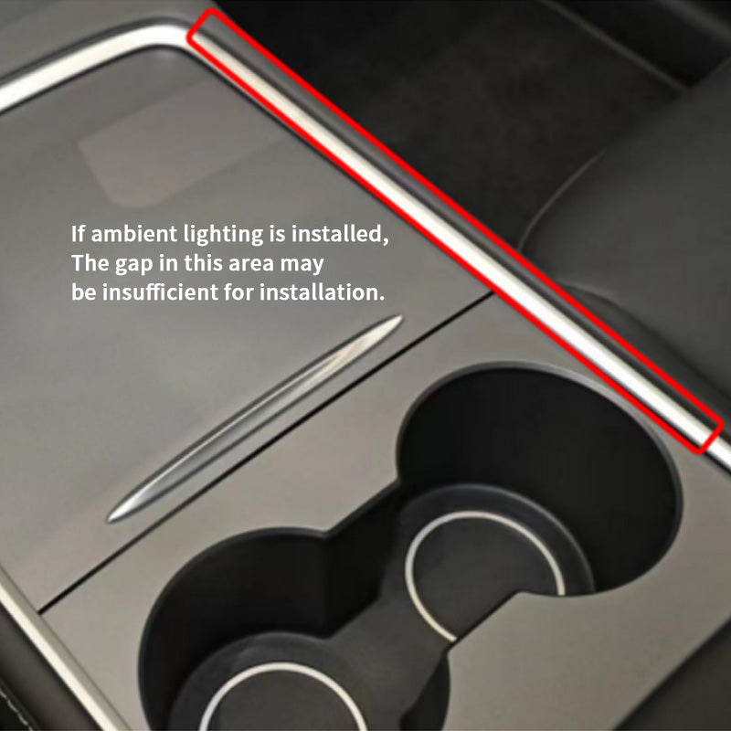 Ambient lighting may affect installation.