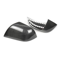 Real Carbon Fibre Rear View Mirror Covers For Tesla Model 3 (2024–2026)