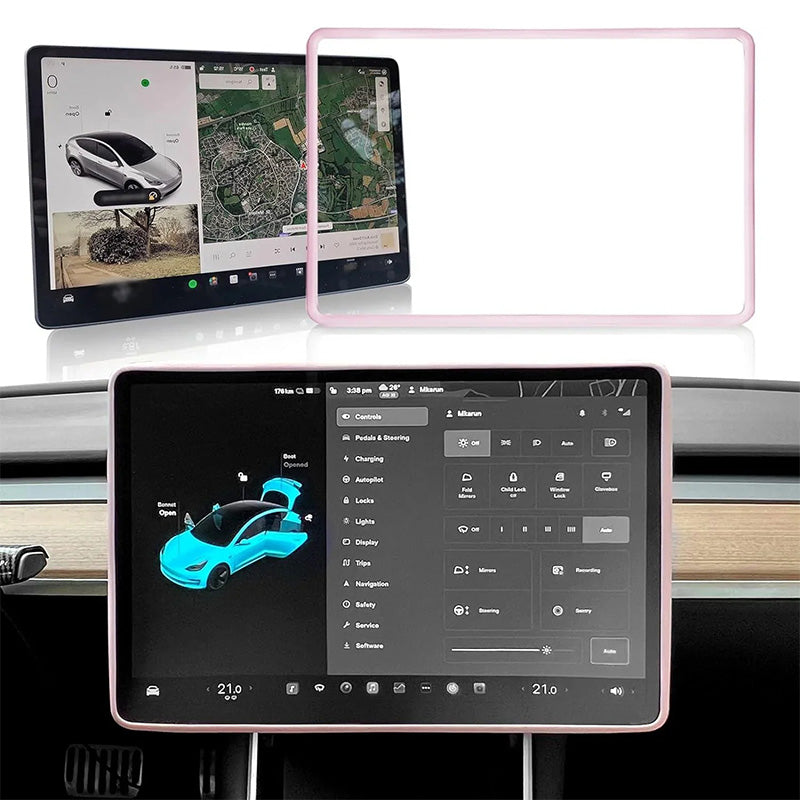 Edge Guard Screen Decor Protector For Tesla Model 3 (2024-2026)/Model Y (2025-2026 Juniper)