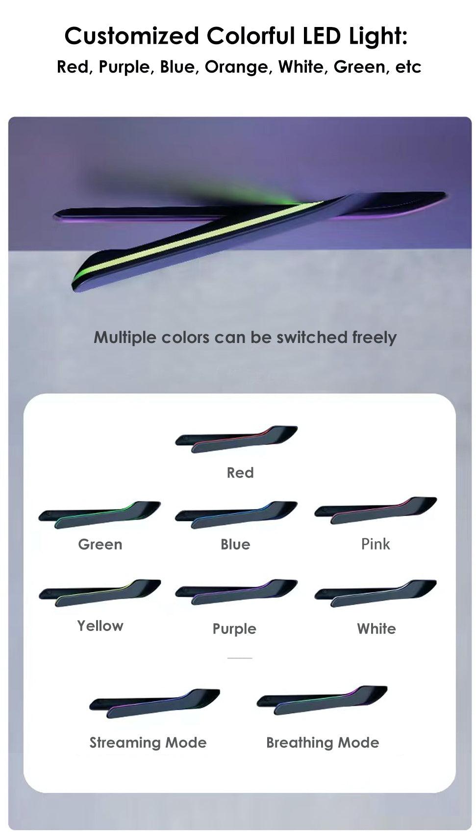 Smart Electric Door Handle with LED for Model 3/Y - TESDADDY