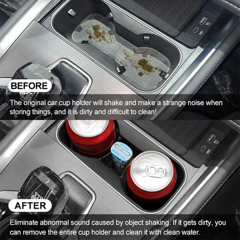 Centre Console Cup Holder TPE Insert For Chery Tiggo 7 / Tiggo 7 Pro (2023-2026)
