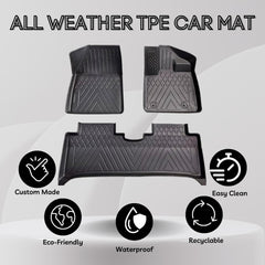 3D All-Weather TPE Floor Mats For BYD ATTO3 (2022-2026)