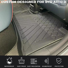 TPE Floor Mats & Liners Set For BYD ATTO 3 (2022-2026)