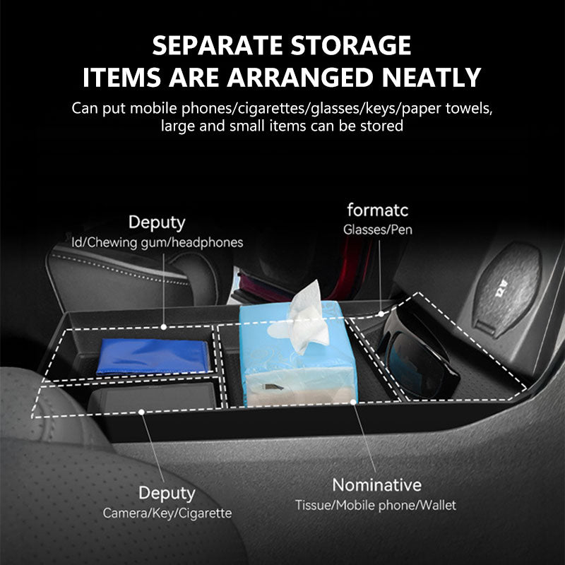 Center Console Lower Storage Organizer For Chery C5 / Omoda 5 (2023–2026)