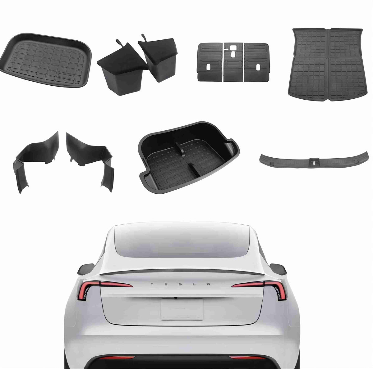 Trunk upgrade 7 layers For Tesla Model Y (2022-2024)
