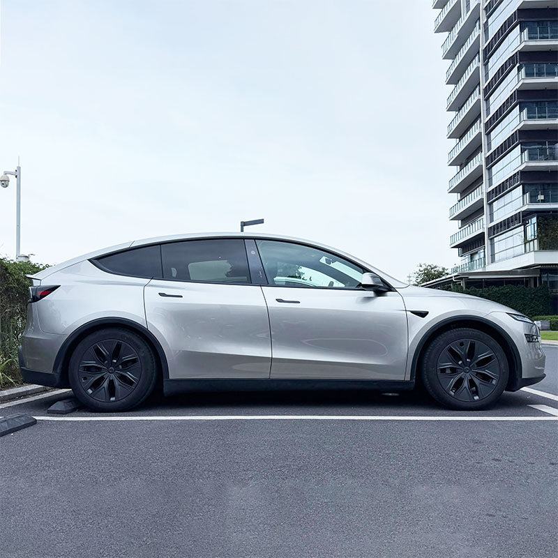 19" Matt Black Aero Wheel Covers For Tesla Model Y L (2026)
