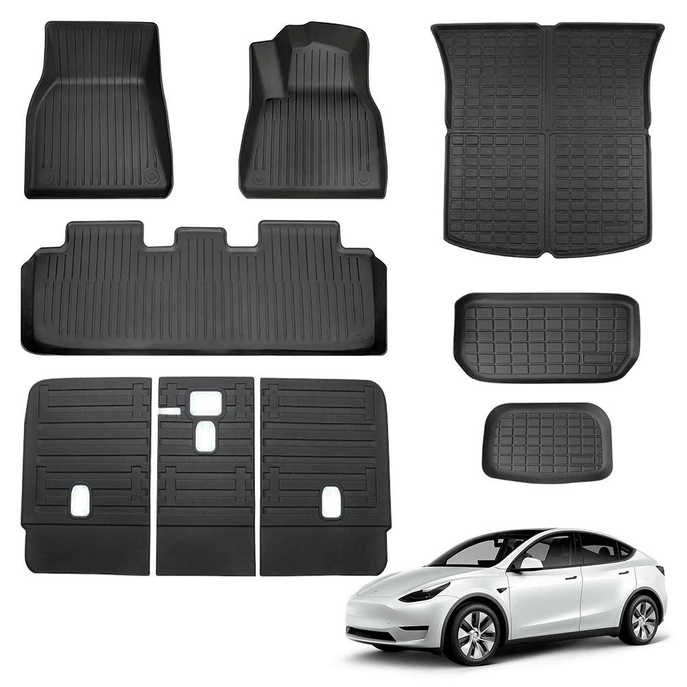 Bundle: Floor Mats and Liners For Tesla Model Y (2022-2024)