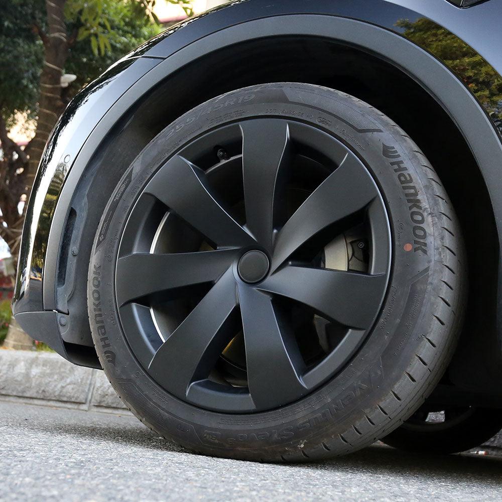 19‘’ Razor Wheel Covers Matt Black  for Model Y - TESDADDY