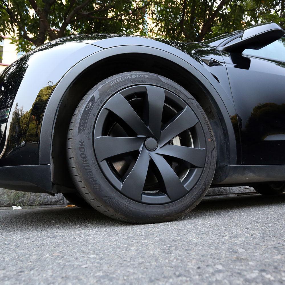 19‘’ Razor Wheel Covers Matt Black  for Model Y - TESDADDY